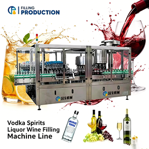 Attrezzatura per la produzione di <span class=keywords><strong>vino</strong></span> 3 In 1 automatica In acciaio inossidabile facile da usare/linea di imbottigliamento del <span class=keywords><strong>vino</strong></span>/linea di imbottigliamento della Vodka - Product Image 1