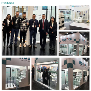 Puerta Plegable de Fábrica HDSAFE, Puerta de Partición de Vidrio Móvil de Aluminio para Exteriores, Pared de Vidrio Corrediza sin Marco, Puerta de Vidrio Plegable - Product Image 6