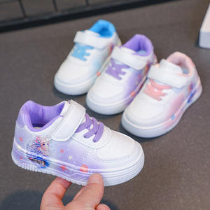 รองเท้ากีฬาลำลองเด็กผู้หญิงขนาดเล็กกลาง, 2025ฤดูใบไม้ผลิฤดูใบไม้ร่วงรองเท้าสีขาวเข้าได้กับทุกสไตล์การ์ตูน - Product Image 2