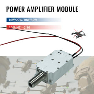 Module anti-drone 20W, technologie de brouillage RF 80W, bande 20W, interférence professionnelle UAV, WiFi portable 1000W, 300M-6G 433M 20W - Product Image 6