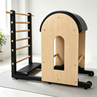 Appareil de Pilates professionnel Wood Ladder Barrel pour l'étirement du tronc, la correction de la colonne vertébrale et l'entraînement en studio de fitness
