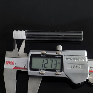 Klare Hochtemperatur-Quarz rohre mit Gewinde - Product Image 3
