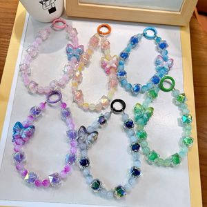 Chaîne <span class=keywords><strong>de</strong></span> <span class=keywords><strong>téléphone</strong></span> <span class=keywords><strong>portable</strong></span> à perles mignonnes en gros, cordon universel coloré <span class=keywords><strong>pour</strong></span> <span class=keywords><strong>téléphone</strong></span>, collier anti-perte, porte-clés - Product Image 1