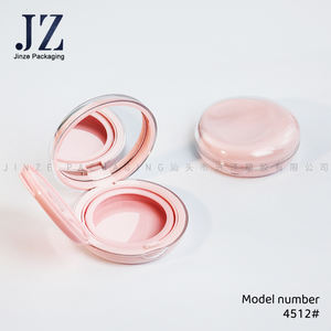 Funda de cojín Jinze Round Cosmetics Foundation Packaging con tapa ondulada y Mirror Novel Nox - Product Image 4