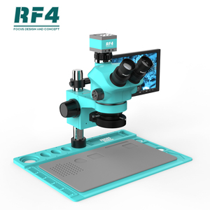 Rf4 RF7050TV-2KC1-S010 10Inch 4K Máy Ảnh Kỹ Thuật Số Trinocular Stereo Kính Hiển Vi Màn Hình Công Nghiệp Phòng Thí Nghiệm Điện Thoại Di Động Sửa Chữa - Product Image 5