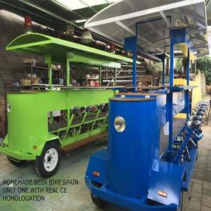 Vélo de ville, vélo électrique à pédales, vélo de fête moderne à 4 roues, vélo à bière, vélo électrique de tourisme, vélo à pédales, bus à vélo, cyclisme - Product Image 5