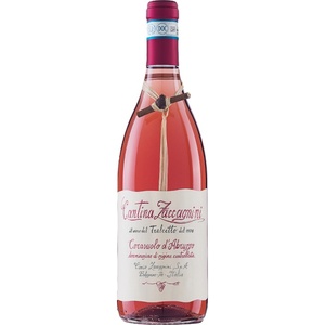Vino Rosado Italiano Zaccagnini Cerasuolo D'Abuzzo DOC Montepulciano 750ml 12% ABV, Ideal para Servir con 8/10C, Verduras a la Parrilla, Carnes Blancas, 6 Copas - Product Image 1