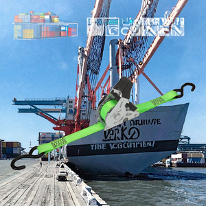 XSTRAP XS11100 OEM Auto Retractable 1-Inch 10ft 900lbs Break Strength SGS Certified Polyester S-Hook Motorcycle Ratchet Lashing - Product Image 3