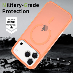 เคสแม่เหล็กสำหรับ <span class=keywords><strong>iPhone</strong></span> 17 Pro Max พร้อมปุ่มควบคุมกล้อง AI ในตัว, เคสโทรศัพท์มือถือกันกระแทกแบบด้าน TPU+PC สำหรับ <span class=keywords><strong>iPhone</strong></span> 17 - Product Image 3