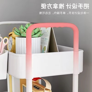 Carrito Metálico Rodante de 2-5 Niveles, Estante para Verduras, Estante de Almacenamiento para Cocina, Carrito de Cocina, Carrito para Baño y Cocina con Ruedas - Product Image 4