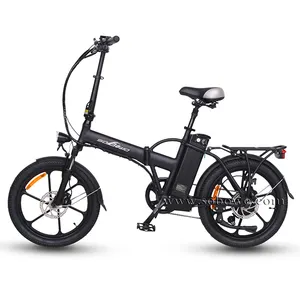 Sobowo新款20 * 2.5英寸轮胎折叠自行车电动自行车350W带mag车轮的电动自行车