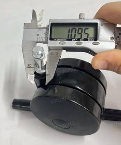 佛山工厂高品质75毫米尼龙旋转办公椅脚轮黑色塑料椅子配件 - Product Image 5