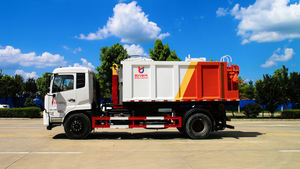 รถดัมพ์12cbm ล้อ6ล้อ10ตันตะขอไฮดรอลิกความราคาถูก10 CBM ผู้ผลิตรถบรรทุกขยะมูลฝอย - Product Image 2