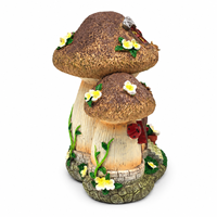 Figurine de maison de fée en résine Weivista pour jardin extérieur, accessoire de décoration pour la maison