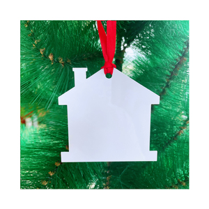 Craft <span class=keywords><strong>Express</strong></span>, venta al por mayor, 3 ", 3,5", redondo con agujeros, adornos de Metal, árbol blanco, sublimación, espacios en blanco, adorno de Metal de Navidad - Product Image 5