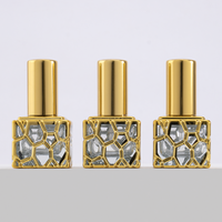 Mini flacon pulvérisateur carré en verre de luxe 10 ml avec design Atar élégant et impression de logo pour emballage de parfum