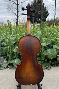 Sinomusik Venta Caliente Nuevo Satén Rojo Oscuro Marrón Llama Arce <span class=keywords><strong>Viola</strong></span> MAT700 - Product Image 3