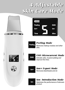 Espátula Eléctrica Limpiadora Facial, Exfoliante, Eliminador de Puntos Negros, Limpieza Profunda Facial, Lifting Iónico, Limpiador de Poros y Acné - Product Image 1