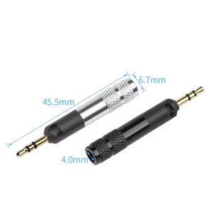 Conector de Auriculares con Adaptador de Metal Chapado en Oro de 2.5mm para HD558 HD518 <span class=keywords><strong>HD598</strong></span> - Product Image 2