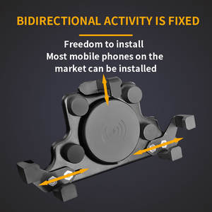 ขาตั้งโทรศัพท์มือถืออเนกประสงค์แบบอลูมิเนียมสำหรับจักรยาน ที่ยึดโทรศัพท์มือถือสำหรับขี่จักรยาน ที่ยึดโทรศัพท์มือถือสำหรับมอเตอร์ไซค์ ที่ชาร์จโทรศัพท์มือถือ - Product Image 3