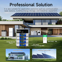 Sistema de Almacenamiento de Energía Doméstico TDT 8S 24V 48V 60V 100A 200A 300A ESS con BMS Inteligente, Pantalla LCD, CAN, UART, RS485, Paralelo, BT, WIFI, Inversor de Balance Activo