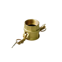 Raccord Camlock en laiton A-BR de 2 pouces, filetage BSPP/NPT, forgé et sablé, résistant à l'huile 0,1-1,6 Mpa