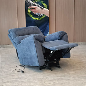 Fauteuil inclinable électrique à double moteur, fauteuil inclinable avec fonction de chauffage et de massage - Product Image 1