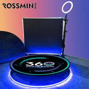 2023 Rossmine 360 photo booth one piece ipad video photo-booth-360 360 photo booth automatic ready to ship