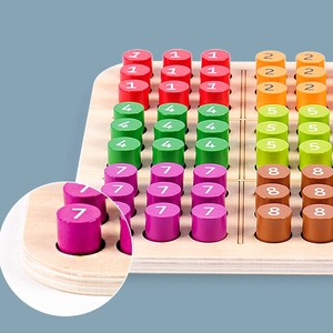 Juego de mesa de madera portátil con clavijas para desarrollar el pensamiento lógico, rompecabezas de superficie lisa para estimular el cerebro - Product Image 5