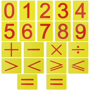 Chất lượng cao bé Montessori thiết bị hỗ trợ giảng dạy vật liệu đồ chơi số thẻ với hộp - Product Image 5