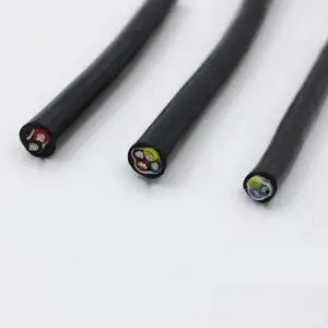 Electrical Flex Cable 2 3 4 5 6 Core Silicone Rubber Wire Tinned Copper Stranded battery wire