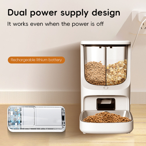 스마트 피더 UV 기능 와이파이 스마트 애완 동물 피더 카메라 Tuya 앱 원격 제어 마이크로 칩 자동 애완 동물 피더 고양이와 개를위한 - Product Image 5