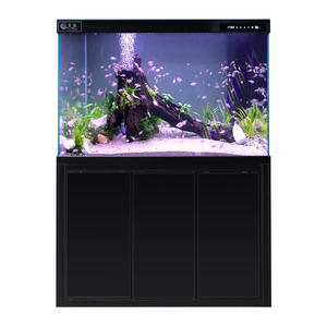 Pecera Ultra Transparente de Pie para Sala de Estar con Filtro Inferior, No Requiere Cambio de Agua, Incluye Acuario Decorado para Peces Dorados - Product Image 5