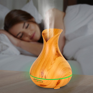 Chất lượng cao 400ml woodgrain hương liệu tinh dầu khuếch tán Atomizer tạo độ ẩm - Product Image 2