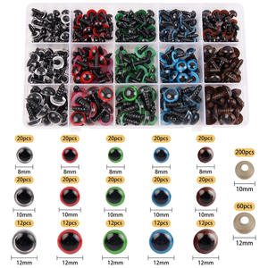 <span class=keywords><strong>Yeux</strong></span> <span class=keywords><strong>de</strong></span> <span class=keywords><strong>sécurité</strong></span> en plastique 6-20 mm noirs pour artisanat, poupées, bijoux DIY, accessoires <span class=keywords><strong>de</strong></span> poupées, accessoires pour jouets en peluche pour enfants - Product Image 4