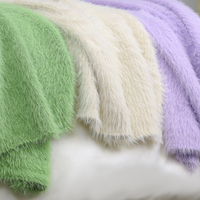 Plaid en fausse fourrure épais pour l'hiver, taille King, 100% polyester, couleur unie