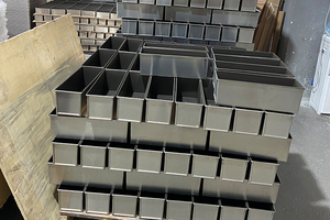 6 dây đai 910x220x115mm aluminized thép bánh mì nướng bánh mì Pan/Khuôn không dính Pullman Pan với nắp - Product Image 5