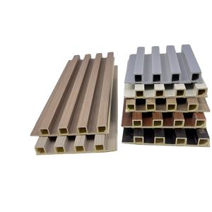 Panneaux de revêtement WPC pour la décoration intérieure future, faciles à nettoyer, pour les bureaux en extérieur, les halls, les hôtels, les solutions de revêtement mural, <span class=keywords><strong>bambou</strong></span>, aluminium - Product Image 4