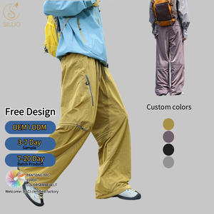 Pantalon de sport unisexe 3-en-1 personnalisé pour l'extérieur, protection confortable, nylon léger, cordon de serrage, poche, randonnée, pantalon décontracté - Product Image 2