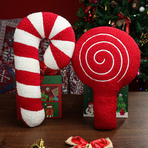 M New Novelty Candy <b>Shaped</b> Throw <b>Pillow</b> Soft christmas Holiday Cushion Creative Christmas Gift for Home Decoration - Product Image 3
