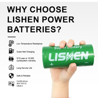 Batterie cylindrique au titanate de lithium LTO 2,45 V 2 Ah pour le stockage d'énergie