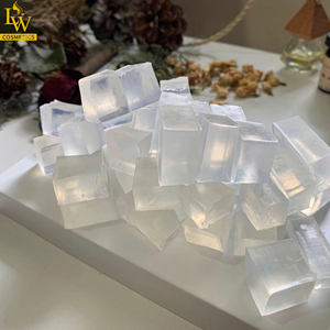 Cubi di Sapone Solido in Glicerina Cristallina per DIY, Sapone Fatto a Mano Senza SLS SLES, Facile da Sciogliere e Versare, Fornitura all'Ingrosso per Artigiani, Alta Schiuma - Product Image 1