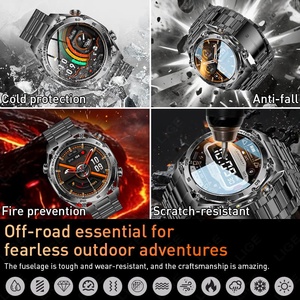LIGE BWAK105 (2 Cinturini) Smartwatch con 8 Giorni di Autonomia per Uomo, Risposta e Effettuazione Chiamate, Frequenza Cardiaca, SpO2, Torcia, Compatibile con Android e iOS - Product Image 5