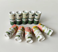 Vente en gros d'emballage en carton déodorant contenant de baume à lèvres biodégradable Baume à lèvres push up Tubes en papier pour parfum personnalisé