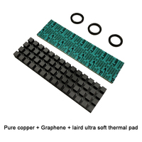 Dissipateur thermique en graphène en cuivre pur M.2 NGFF 2280 PCI-E NVME SSD Laird radiateur refroidisseur de tampon thermique Ultra doux 67x18x5/1.5/2.0/3.0/4
