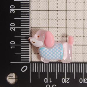 Accessoires en résine DIY Chien <span class=keywords><strong>Teckel</strong></span> en résine créative, Breloques Bijoux Kawaii, Artisanat de dessin animé, Décoration de Noël - Product Image 6