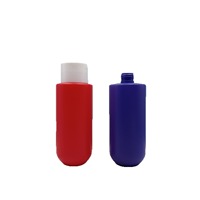 100ml 300ml 400ml Botella de loción de champú mate PE Loción de plástico Botella de acondicionador de cabello con tapón de rosca Dispensador de champú