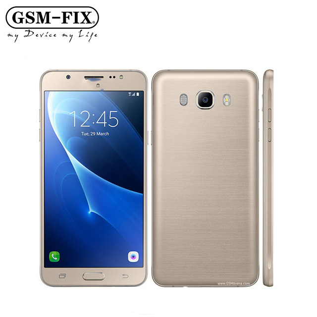 GSM-FIX Unlocked J7 (2016) J710 Single Sim Original Unlocked Cheap Smart Touchscreen Bar Mobile Cell Phone