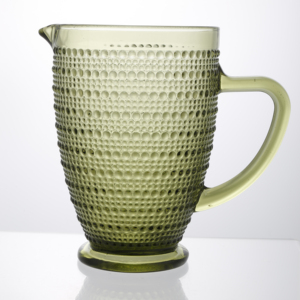 เหยือกทำจากแก้วบับเบิ้ลสีล้วนเหยือกน้ำสีฟ้า/เงิน/ชมพู/เขียวโบโรซิลิเกตเหยือกแก้วโซดามะนาวขนาด1288มล. ทำจากโรงงานโดยตรง - Product Image 2