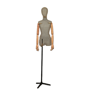 Présentoir de vitrine, vêtement pour femme à demi-corps avec bras, simple - Product Image 1